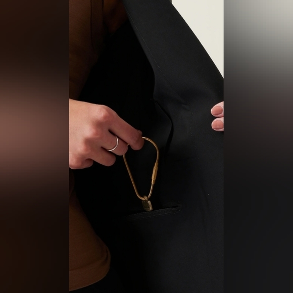 NWT Athleta Black Avenue Blazer in Size 6 Black Color - Picture 12 of 12